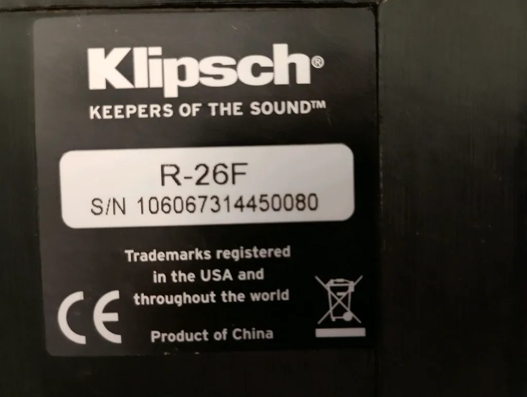 Klipsch R-26F Floorstanding Speakers