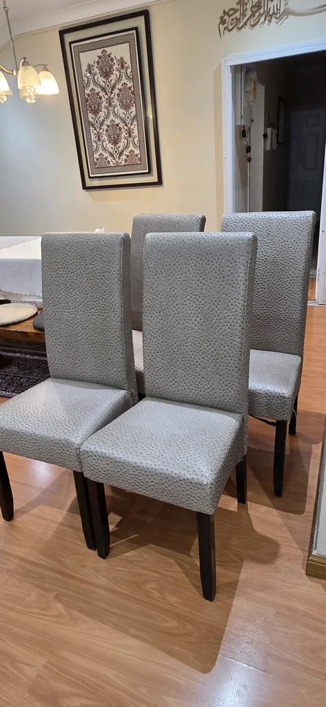 Dining Room Chairs – Leather Upholstered (Set of 4) photo 3